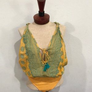 Free People Soul Of The Sun Bodysuit Boho Top Size S